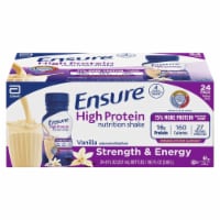 Ensure® High Protein Vanilla Strength & Energy Nutritional Shake Perspective: Main