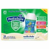 PediaSure Nutritional Grow & Gain Shake, Vanilla, 7.4 Fluid Ounce (Pack of 24)