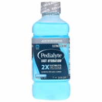 Pedialyte® Fast Hydration Iced Berry Electrolyte Solution Perspective: Main