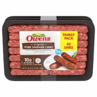 Owens Regular Pork Sausage Links Perspective: Main