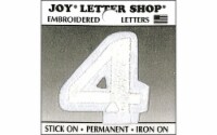 Joy Applique Letter Iron On Cooper 1.5 White 4