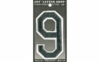 Joy Applique Letter Iron On Varsity 3  Black 9