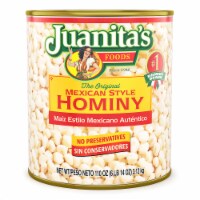 Juanita’s Foods Mexican Style Hominy, 110 oz, Can Perspective: Main