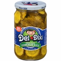 Del-Dixi Fresh Pack Hamburger Pickle Slices Perspective: Main