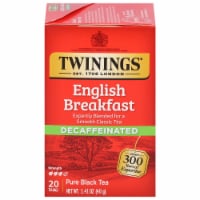 Twinings Of London Decaffeinated English Breakfast Black Tea Bags