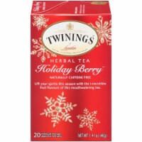 Twinings Of London Holiday Berry Caffeine Free Herbal Tea Bags Perspective: Main