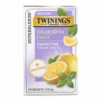 Twinings Of London® Adaptogens Detox Grapefruit and Basil Green Tea Bags Perspective: Main
