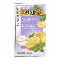 Twinings Of London Adaptogens Detox Grapefruit and Basil Green Tea