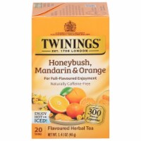 Twinings® Honeybush Mandarin & Orange Herbal Tea Bags Perspective: Main