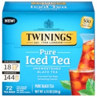 Twinings® Pure Unsweetened Black Iced Tea Pitcher Bags Perspective: Main