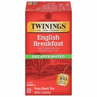 Twinings® Of London Decaffeinated English Breakfast Pure Black Tea Bags Perspective: Main