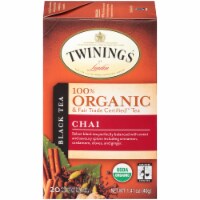 Twinings Of London 100% Organic Chai Black Tea Perspective: Main