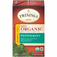 Twinings Of London Organic Peppermint Herbal Tea Bags