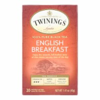 Twining's Tea English Breakfast Tea - Black Tea - Case of 6 - 20 Bags