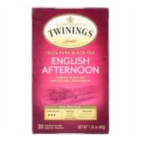 Twining's Tea Black Tea - English Afternoon - Case of 6 - 20 Bags