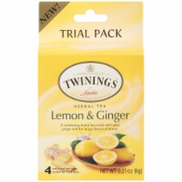 Twinings of London® Lemon & Ginger Herbal Tea Bags Perspective: Main