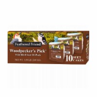 Global Harvest Foods 109809 Woodpecker Pick Wild Birds Suet Cake, 10 Piece