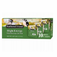 Global Harvest Foods 109810 High-Energy Wild Birds Suet Cake, 10 Piece