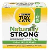 Tidy Cats Natually Strong Clean Lemongrass Multi-Cat Clay Clumping Litter Perspective: Main