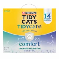 Purina Tidy Cats Multi-Cat Unscented Clumping Cat Litter, Tidy Care Comfort Low Dust Formula Perspective: Main