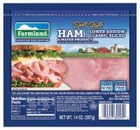 Farmland® Lower Sodium Classic Sliced Ham Perspective: Main