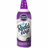 Reddi Wip Zero Sugar Keto Friendly Gluten Free Whipped Topping Perspective: Main