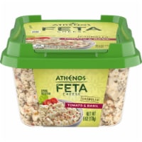 Athenos Tomato & Basil Crumbled Feta Cheese