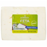 Athenos Traditional Chunk Feta Cheese Perspective: Main