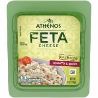 Athenos Tomato & Basil Crumbled Feta Cheese