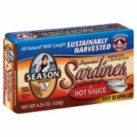 Season Skinless Brand Boneless Sardines in Hot Sauce Perspective: Main