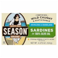 Season Brand Skinless & Boneless Sardines in 100% Olive Oil