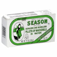 Season Brand® Skinless & Boneless Fillets of Mackerels in Water