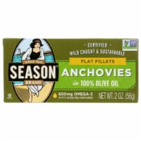 Season Brand Flat Fillets of Anchovies in Pure Olive Oil Perspective: Main
