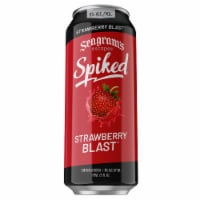 Seagram's Escapes Spiked Strawberry Blast Flavored Hard Beverage Cooler Single Can Perspective: Main