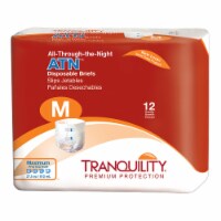 Tranquility ATN Adult Incontinence Brief M Heavy Absorbency Overnight, 2185, Maximum, 12 Ct