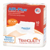 Tranquility AIR-Plus Underpad Heavy Absorbency 30 X 36 10 ct Perspective: Main