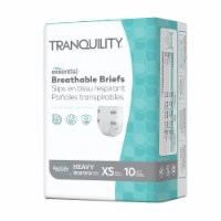Tranquility Essential Incontinence Brief XS Breathable, 2743, Heavy, 10 Ct
