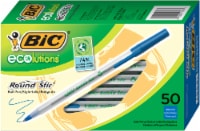 BIC Ecolutions Round Stic Ball Pens - Blue