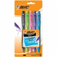 BIC BU3 Grip Medium Ball Point Pens - Assorted Perspective: Main
