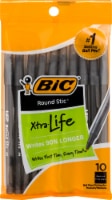 BIC® Round Stic® Xtra Life Medium Point Pens - Black Perspective: Main