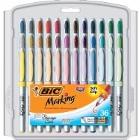 BIC Marking Fashion Permanent Marker, Ultra Fine Point, Assorted Colors,  36-Count & Intensity Fashion Permanent Markers, Fine Point, Assorted  Colors