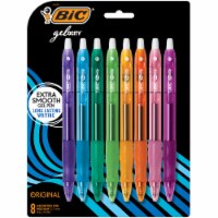 BIC Gelocity Smooth Stic Gel Pens Assorted 8PK