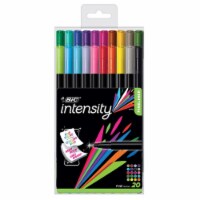 BIC® Intensity Fineliner Fine Point Marker Pens - Assorted