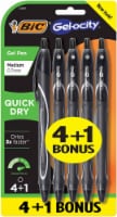 BIC Gel-ocity Quick Dry Gel Pens - Black Perspective: Main