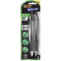 BIC Gelocity Medium Point Gel Pens - Ultra Black Perspective: Main