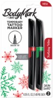 BIC BodyMark Temporary Tattoo Markers - Red/Green Perspective: Main