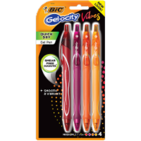 BIC® Gel-ocity® Vibes Quick Dry Gel Pens - Assorted Perspective: Main