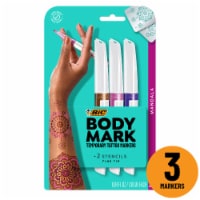 Bic BodyMark Temporary Tattoo Markers Pride Pack, 7 pk - City Market