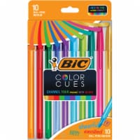 BIC® Color Cues Medium Ball Pens - Assorted Perspective: Main