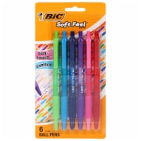 Bic® Soft Feel Assorted Colors Retractable Ballpoint Pens Perspective: Main